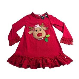 Rare Editions Reindeer Christmas Tunic shirt 8